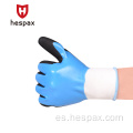 Hespax Doble Nitrile Sandy Sandy Improonfield Guante de campo de campo